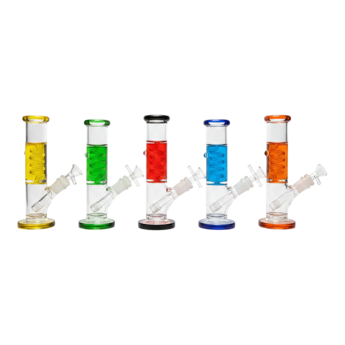 Glass 8" Straight Glycerol Water Pipe - China