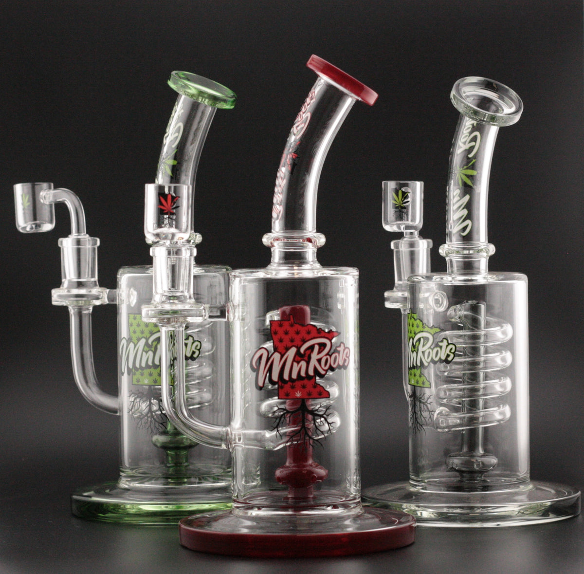MN Roots - 10&quot; Dab Rig w/ Etched Banger