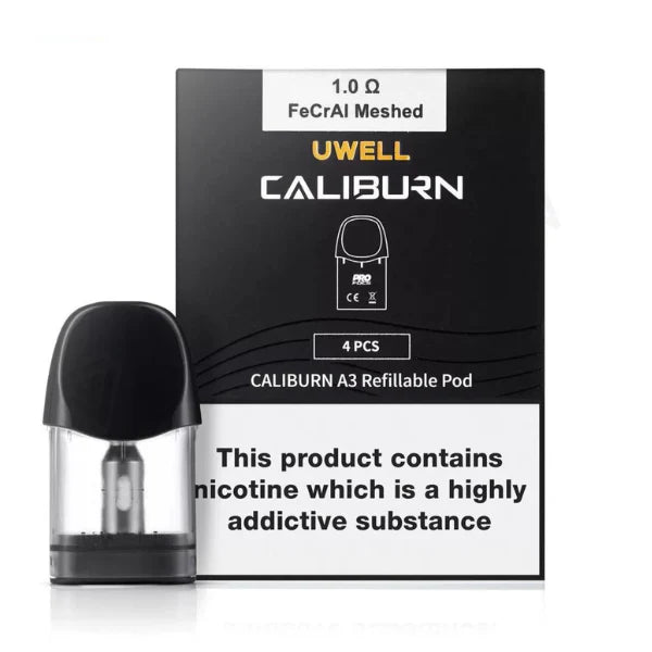 Uwell Caliburn A3S Pods - 0.8ohm 4-Pack